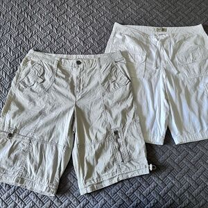 Set of Women’s Cargo Shorts NWOT